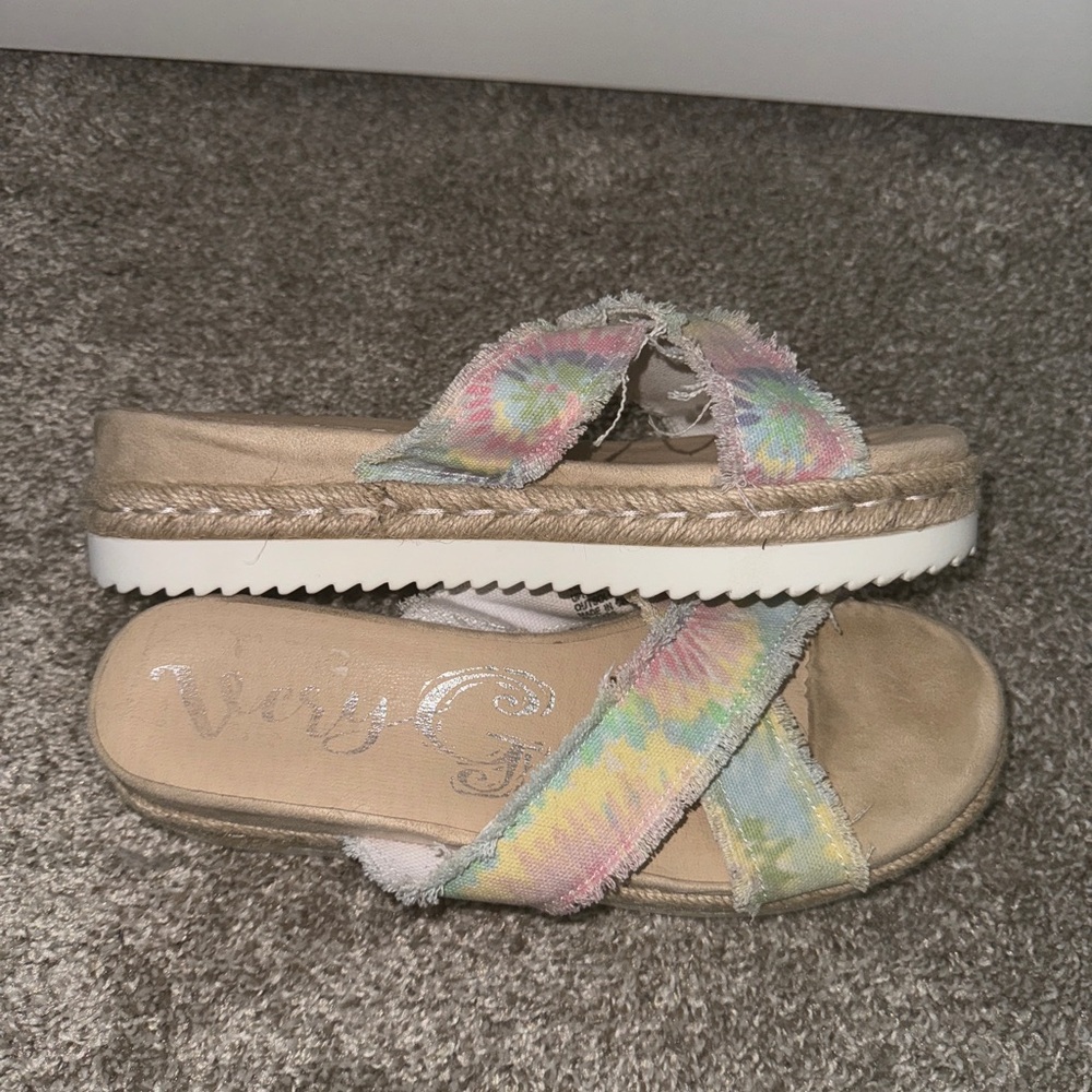 Very G Tie Dye Sandals